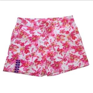Isaac Mizrahi  Shorts Womens Size 16 Pink Floral, NWOT